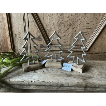 Set van 3 kleine kerstboompjes 