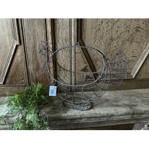 Nieuw metalen kip mand