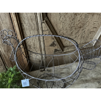 Nieuw metalen kip mand