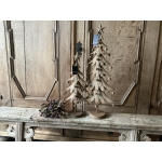 Forse set metalen kerstbomem