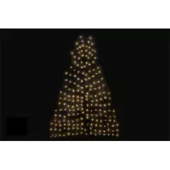 Kerstboom met led muurhanger