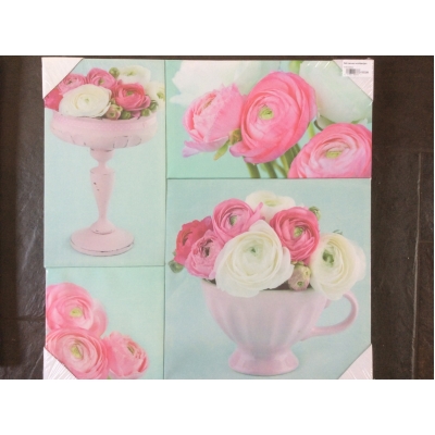 Set canvas schilderijen rose