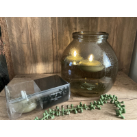 Countryfield led drijfkaarsen groen