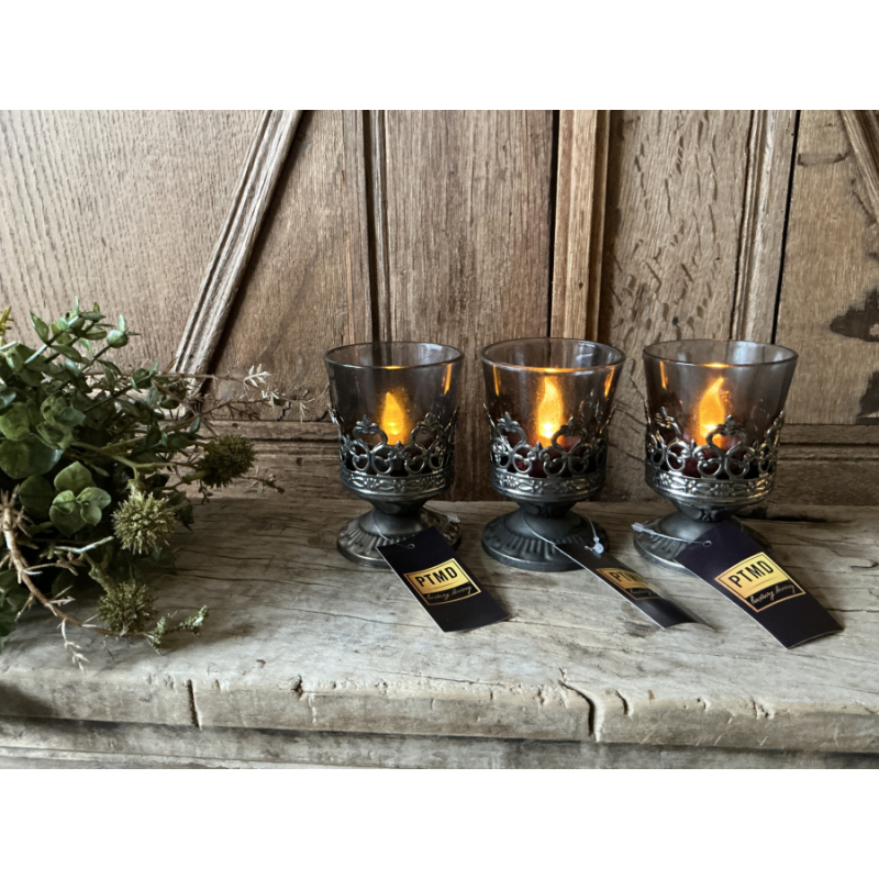 Set van 3 PTMD windlichtjes decoritz