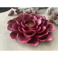 Mooie grote wand decoratie bloem rood roze