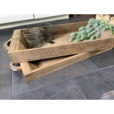 Teak houten dienblad