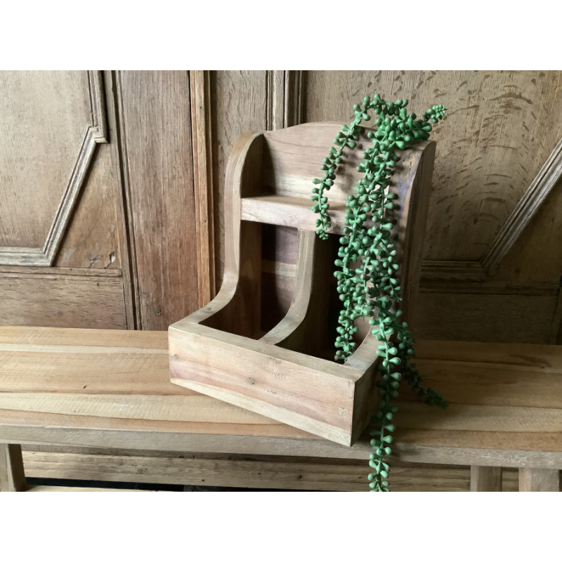 Teak houten gruttersbak