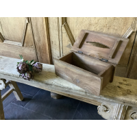 Teak houten tissue houder