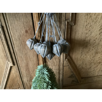 Set van 9 houten ornament hangers Set van 9 houten ornament hangers