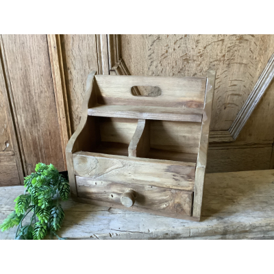 Kleine gruttersbak met lade Kleine gruttersbak met lade