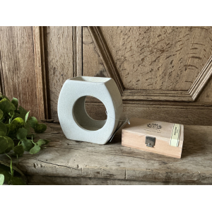 Geurbrander organisch met kistje  velutier wax melt